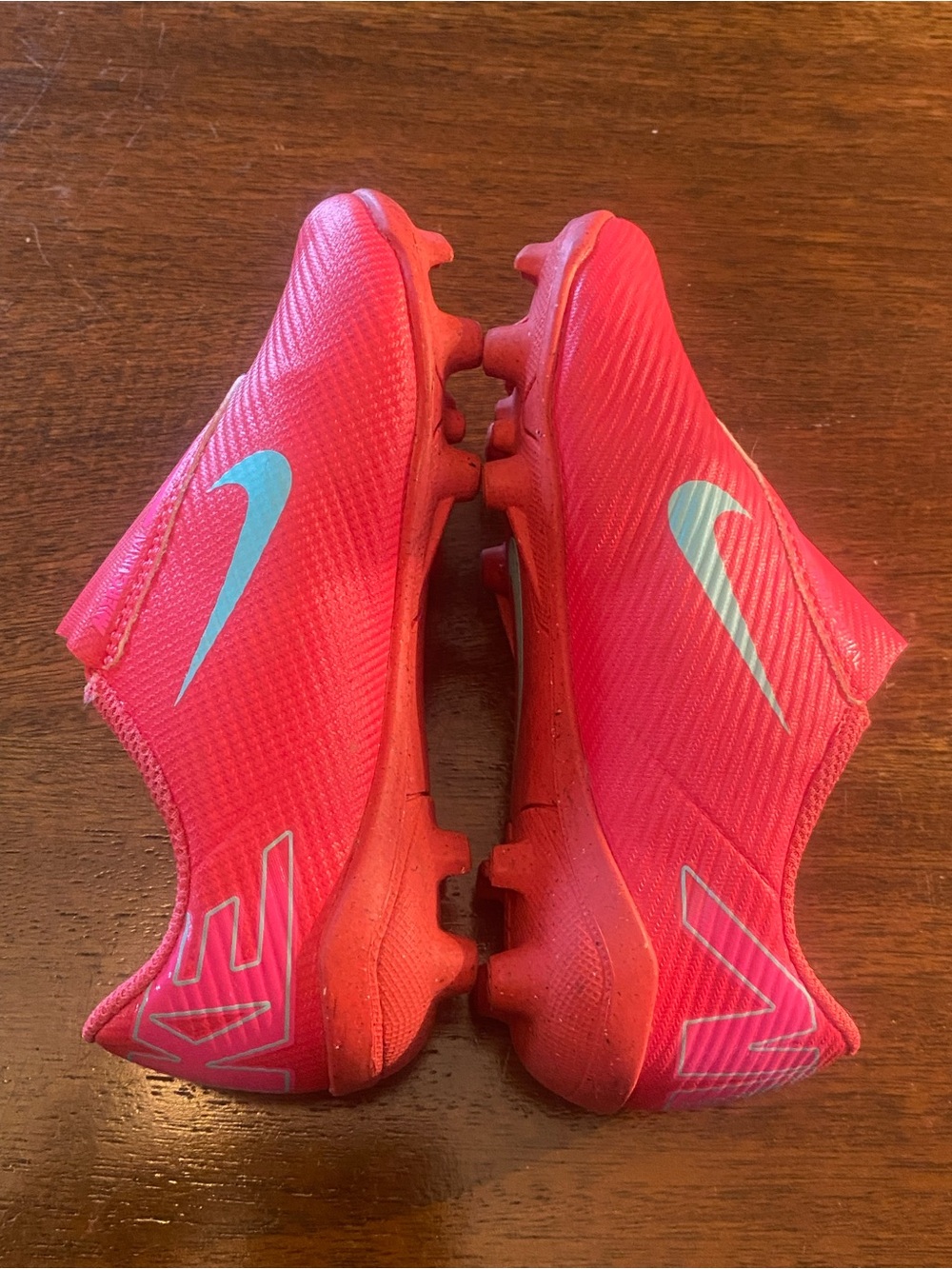 Nike Jr Mercurial Vapor 16 Club EasyOn MG Soccer Cleats 10C Ember Glow NEW